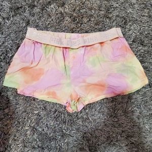 Pink girls pj shorts